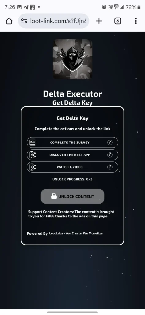 Delta Mobile Key