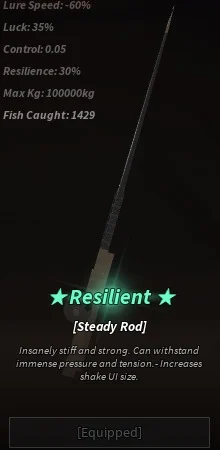 Resilient Steady Rod